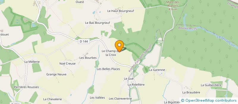 localisation de l'entreprise MONSIEUR FRANCIS GARNIER  PRE-EN-PAIL-SAINT-SAMSON