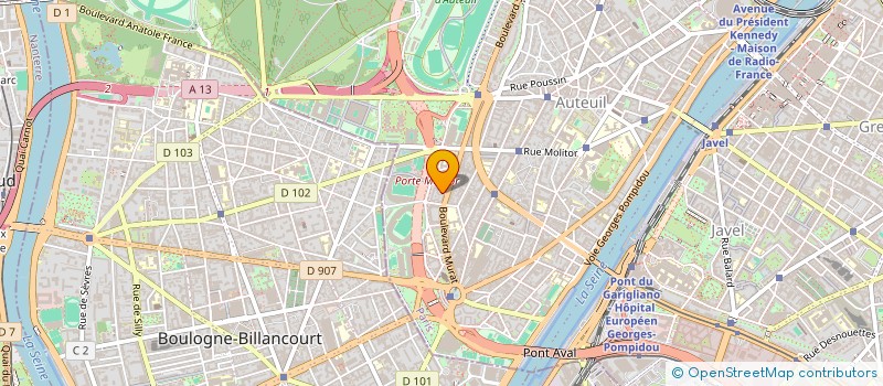 localisation de l'entreprise MONSIEUR FRANCIS GASQUET  PARIS