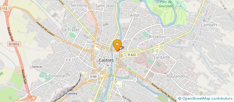 localisation de l'entreprise MONSIEUR FRANCIS GASTOU à CASTRES