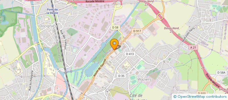 localisation de l'entreprise MONSIEUR FRANCIS GATHON à DOUAI