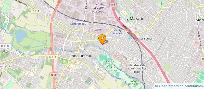 localisation de l'entreprise MONSIEUR FRANCIS GAUDEL à LONGJUMEAU