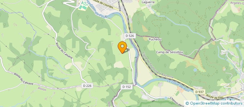 localisation de l'entreprise MONSIEUR FRANCIS GAYE  LESTELLE-BETHARRAM