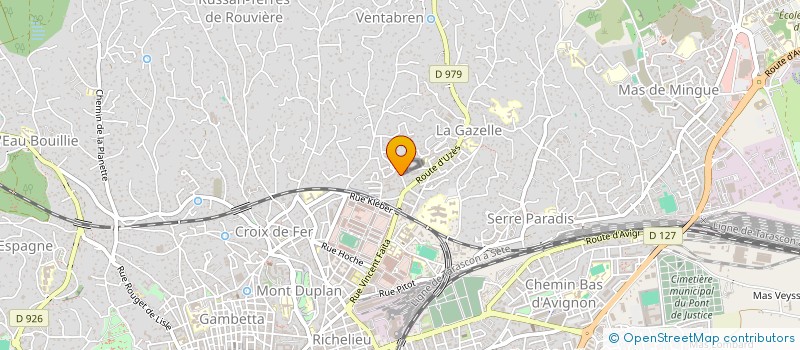 localisation de l'entreprise MONSIEUR FRANCIS GAYTE  NIMES