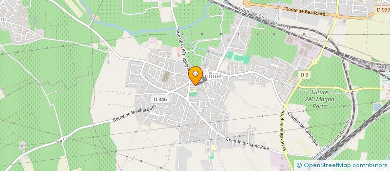 localisation de l'entreprise MONSIEUR FRANCIS GAZAY  MANDUEL