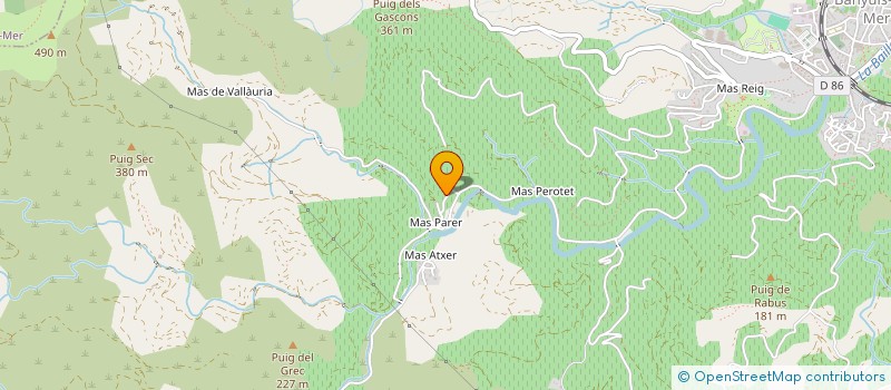 localisation de l'entreprise MONSIEUR FRANCIS GENDRE  BANYULS-SUR-MER