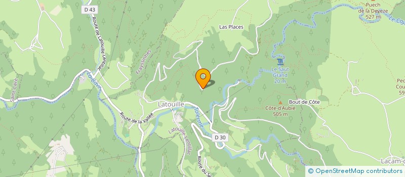 localisation de l'entreprise MONSIEUR FRANCIS GENOT  LADIRAT