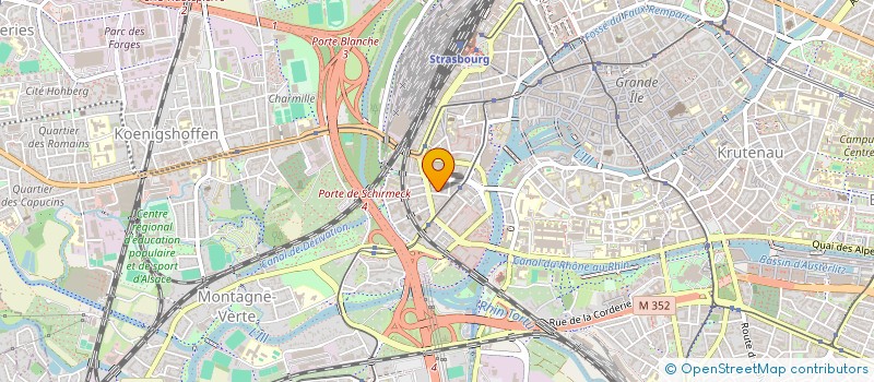 localisation de l'entreprise MONSIEUR FRANCIS GERARDIN à STRASBOURG