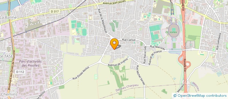 localisation de l'entreprise MONSIEUR FRANCIS GERVESY  DECINES-CHARPIEU