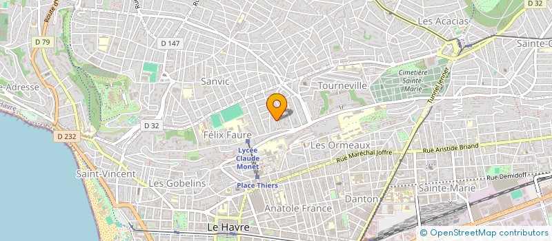 localisation de l'entreprise MONSIEUR FRANCIS GILLET  LE HAVRE