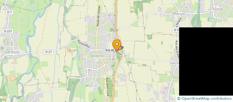 localisation de l'entreprise MONSIEUR FRANCIS GIMET  AURENSAN