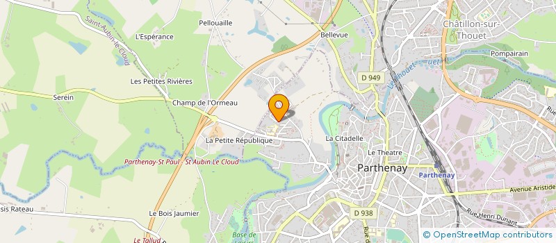 localisation de l'entreprise MONSIEUR FRANCIS GIRARD à PARTHENAY