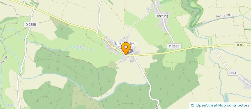 localisation de l'entreprise MONSIEUR FRANCIS GIRARDIN  MONTENACH