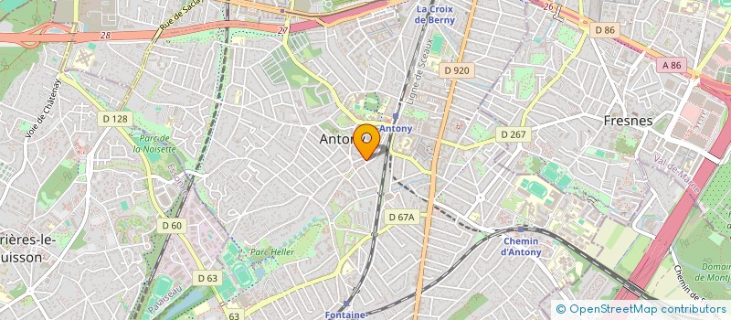 localisation de l'entreprise MONSIEUR FRANCIS GIRAUD à ANTONY