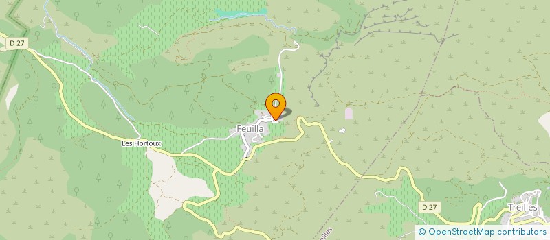 localisation de l'entreprise MONSIEUR FRANCIS GLEIZES  FEUILLA