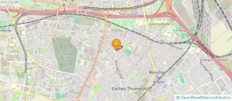 localisation de l'entreprise MONSIEUR FRANCIS GODARD  FACHES-THUMESNIL