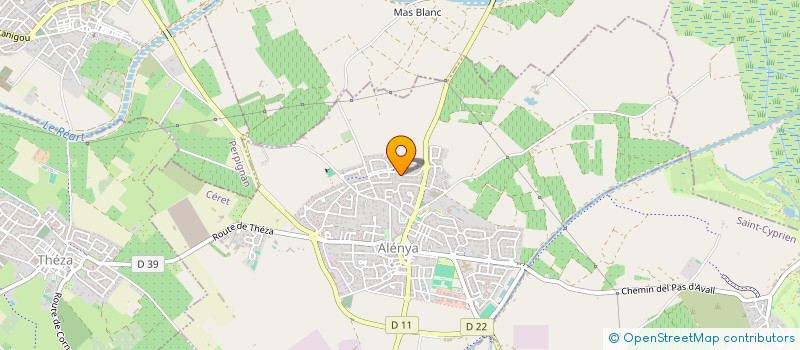 localisation de l'entreprise MONSIEUR FRANCIS GOLDSTEIN  ALENYA