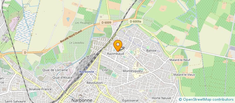 localisation de l'entreprise MONSIEUR FRANCIS GONZALEZ à NARBONNE