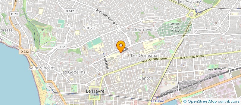 localisation de l'entreprise MONSIEUR FRANCIS GOSSELIN  LE HAVRE