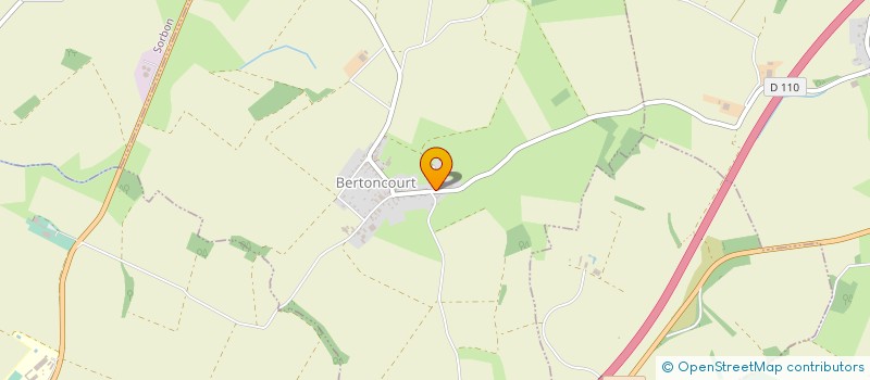 localisation de l'entreprise MONSIEUR FRANCIS GOSSELIN  BERTONCOURT