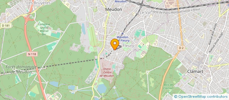 localisation de l'entreprise MONSIEUR FRANCIS GRAMIN  MEUDON