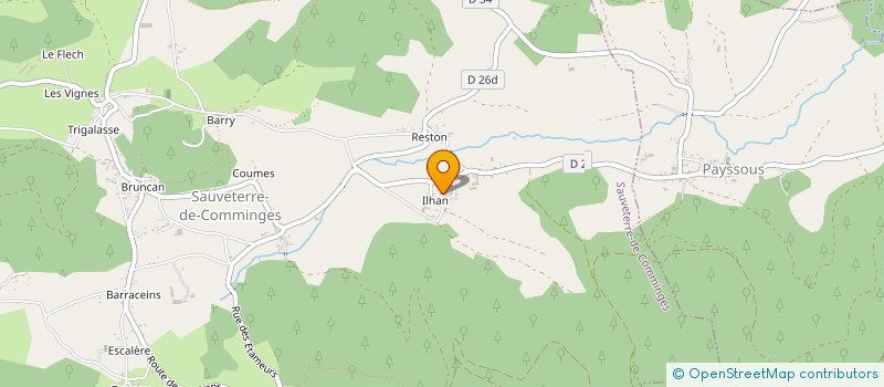 localisation de l'entreprise MONSIEUR FRANCIS GRAND  SAUVETERRE-DE-COMMINGES