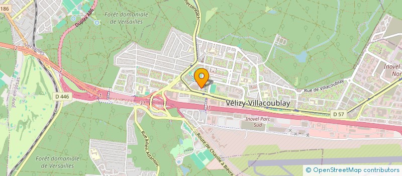 localisation de l'entreprise MONSIEUR FRANCIS GREBAUT  VELIZY-VILLACOUBLAY