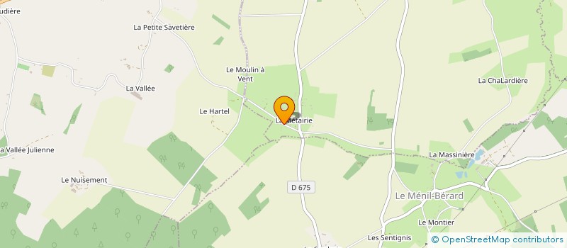localisation de l'entreprise MONSIEUR FRANCIS GRENIER à SAINT-HILAIRE-SUR-RILE