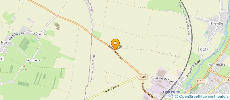 localisation de l'entreprise MONSIEUR FRANCIS GROSSOEUVRE  SAINT-PIERRE-EN-AUGE