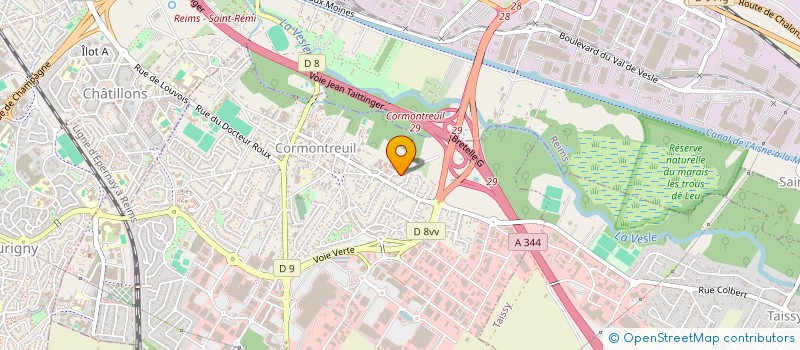 localisation de l'entreprise MONSIEUR FRANCIS GRUSON  CORMONTREUIL