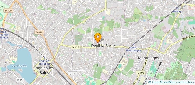 localisation de l'entreprise MONSIEUR FRANCIS GUENIN  DEUIL-LA-BARRE