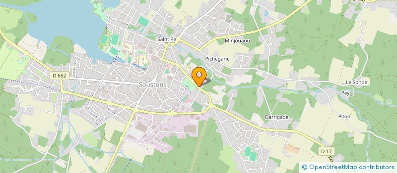 localisation de l'entreprise MONSIEUR FRANCIS GUERIN à SOUSTONS