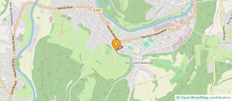 localisation de l'entreprise MONSIEUR FRANCIS GUET à MANDEURE