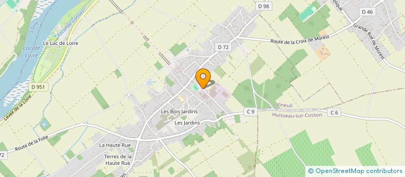 localisation de l'entreprise MONSIEUR FRANCIS GUIGNEBERT à VINEUIL