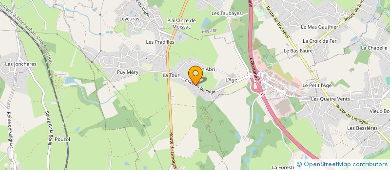 localisation de l'entreprise MONSIEUR FRANCIS GUIGNES  LE VIGEN