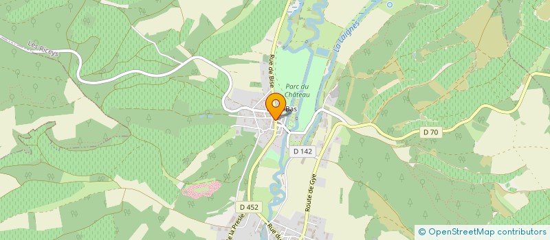 localisation de l'entreprise MONSIEUR FRANCIS GUINEE à LES RICEYS