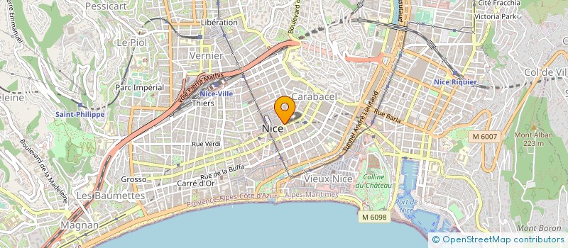 localisation de l'entreprise MONSIEUR FRANCIS GUNTZ  NICE