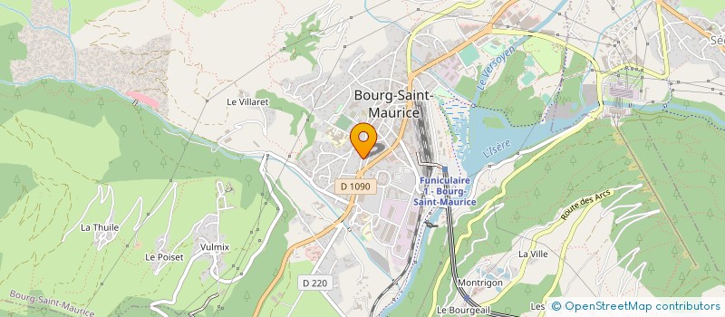 localisation de l'entreprise MONSIEUR FRANCIS GUYON  BOURG-SAINT-MAURICE