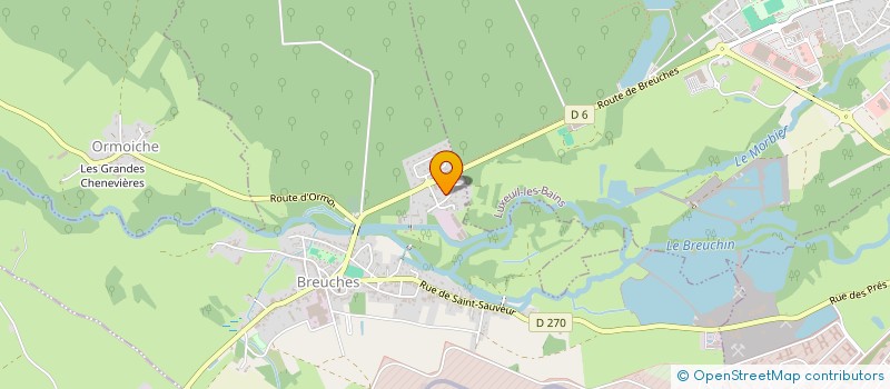 localisation de l'entreprise MONSIEUR FRANCIS GUYOT  BREUCHES