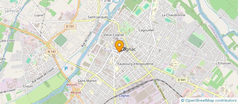localisation de l'entreprise MONSIEUR FRANCIS HABER à COGNAC