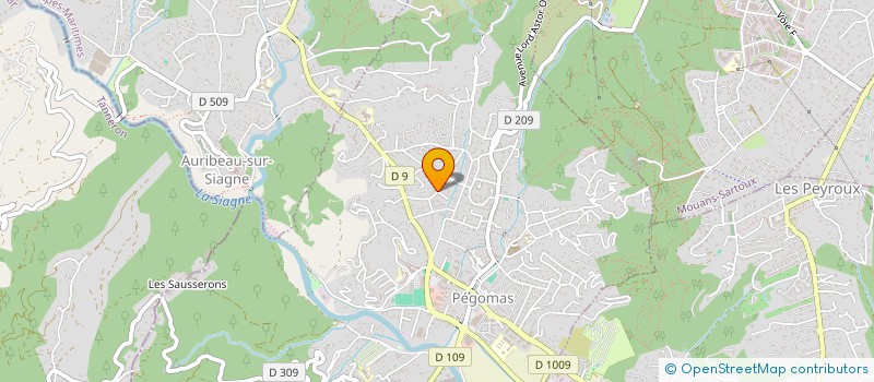 localisation de l'entreprise MONSIEUR FRANCIS HAMMOUCHE  PEGOMAS