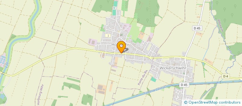 localisation de l'entreprise MONSIEUR FRANCIS HAUMESSER  PORTE DU RIED