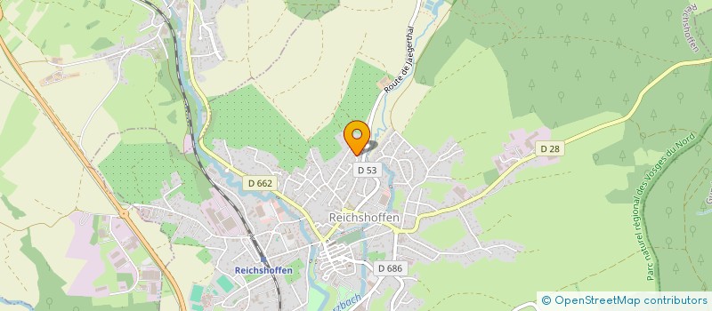 localisation de l'entreprise MONSIEUR FRANCIS HEIM  REICHSHOFFEN