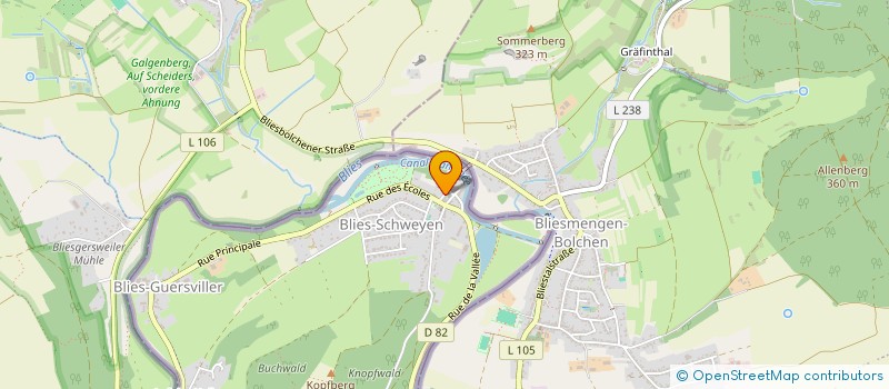 localisation de l'entreprise MONSIEUR FRANCIS HEMMERT  WLFLING-LES-SARREGUEMINES