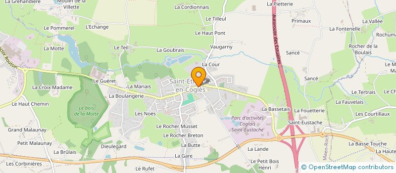 localisation de l'entreprise MONSIEUR FRANCIS HERBEL  MAEN ROCH