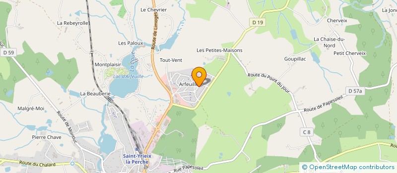 localisation de l'entreprise MONSIEUR FRANCIS HERIVEAU à SAINT-YRIEIX-LA-PERCHE