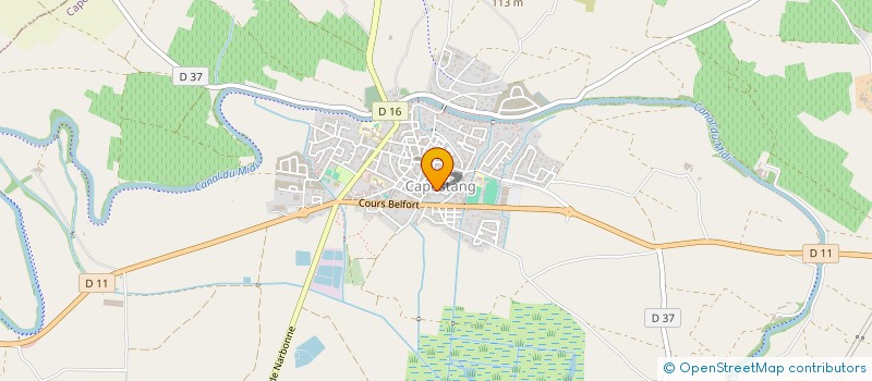 localisation de l'entreprise MONSIEUR FRANCIS HERNANDEZ à CAPESTANG