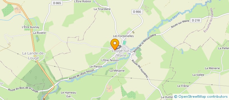 localisation de l'entreprise MONSIEUR FRANCIS HEURTEAUX à AVOINE
