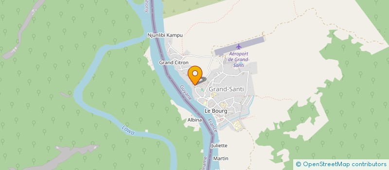 localisation de l'entreprise MONSIEUR FRANCIS HIERSO  GRAND-SANTI