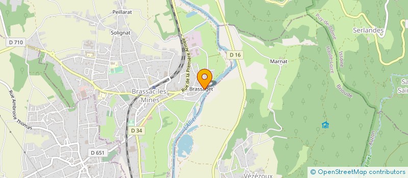 localisation de l'entreprise MONSIEUR FRANCIS HILLAIRE  AUZAT-LA-COMBELLE