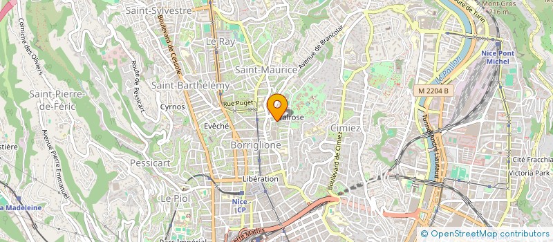 localisation de l'entreprise MONSIEUR FRANCIS HOFFMANN  NICE